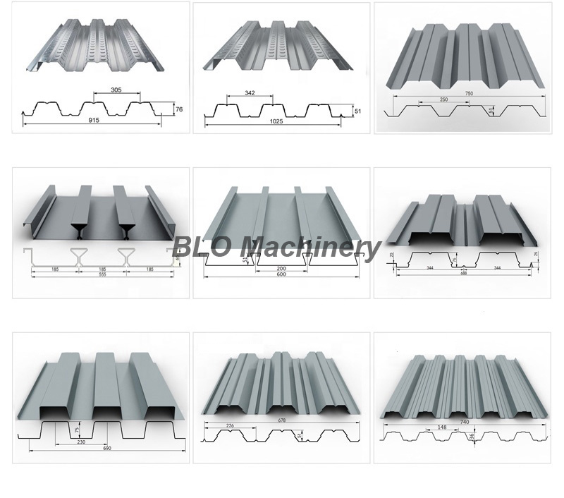 BLO Metal Floor Deck Roll Forming Machine