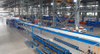 A Polyurethane Edge Sealing Rock Wool Insulation Board Production Line