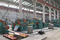 Automatic Slitting Machine Line Composed of Uncoiler, Pinch / Leveling, Slitting, Recoiler  