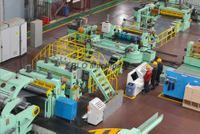 Stainless Steel Coil Slitting Cutting Line With Uncoiler, Feeder & Level, Slitter, Recoiler