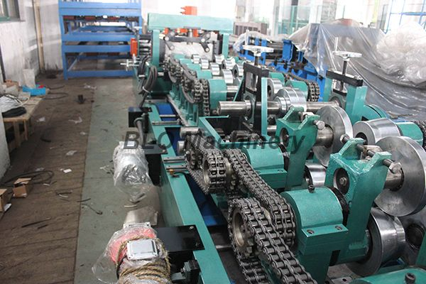  1.5 - 3.0mm Thickness Top Hat Purlin Roll Forming Machine With Hydraulic Cutting, TW-HCM100  